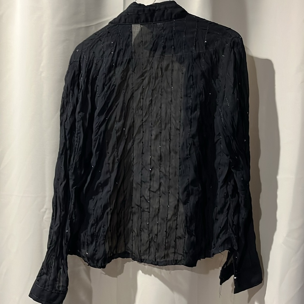 Button up sequin top - Picture 2 of 4